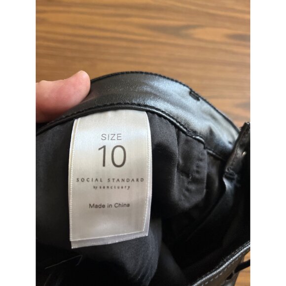 Social Standard by Sanctuary black ankle skinny pants size 10 - Picture 8 of 16